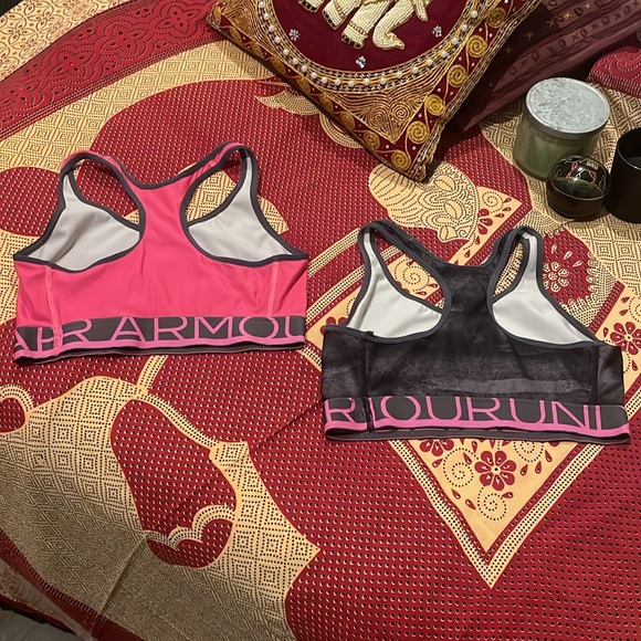 Under Armour Heat Gear Superman and Batman Sports Bras - set of 2 - Picture 4 of 7